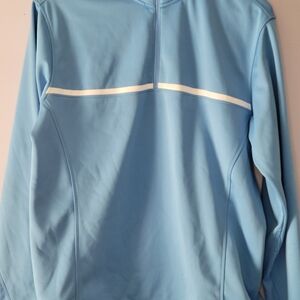 Nike light blue quarters zip size medium